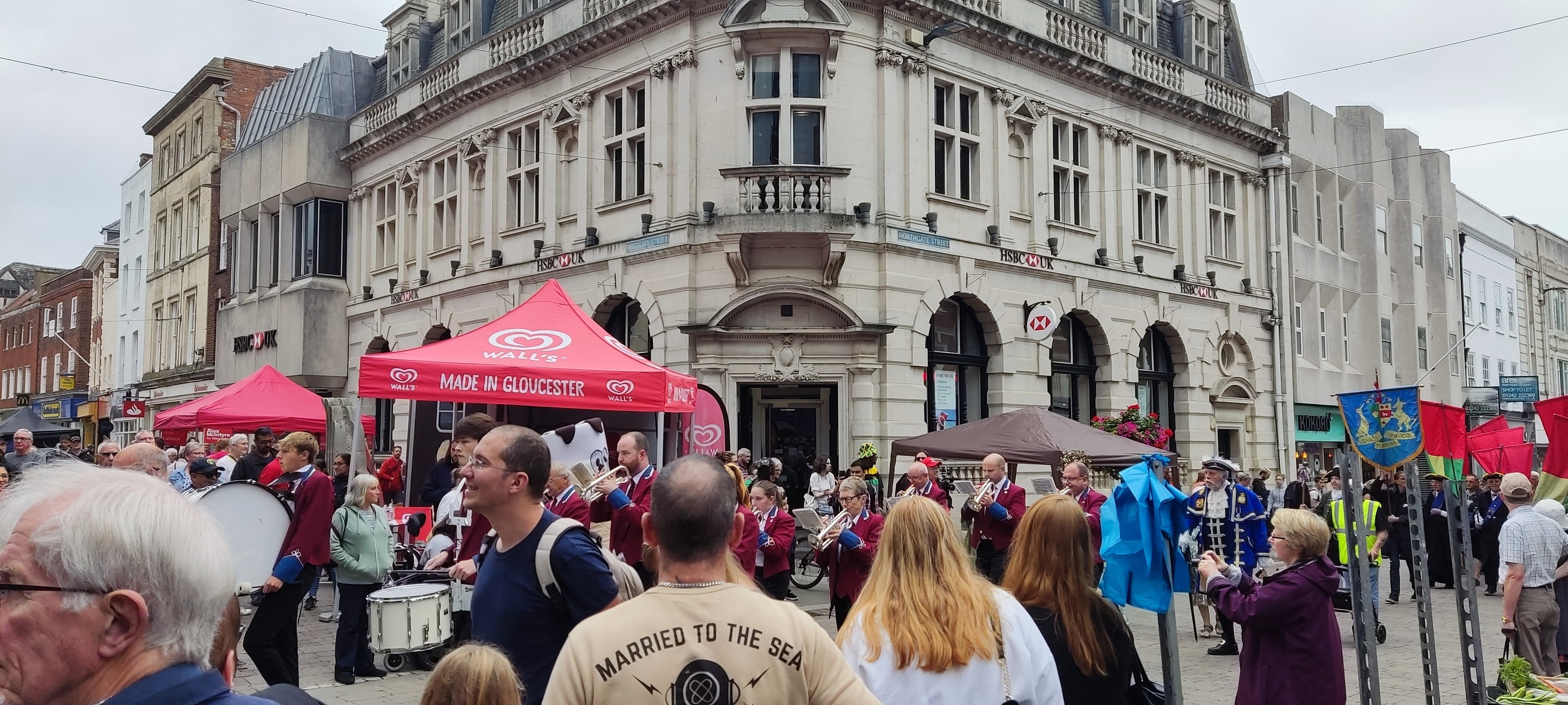 Open-air outreach in Cheltenham