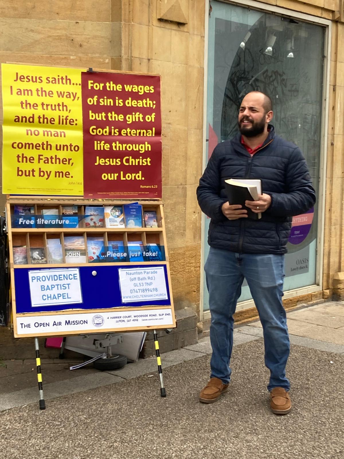 Open-air outreach in the community